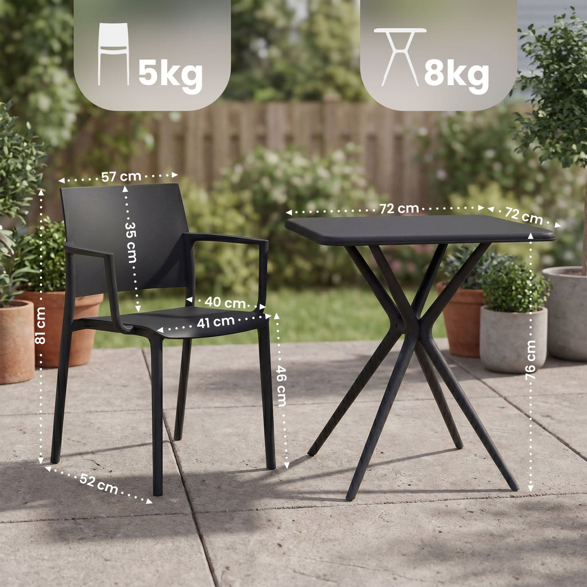 Gartenmöbel-Set Pula – Ansicht 16