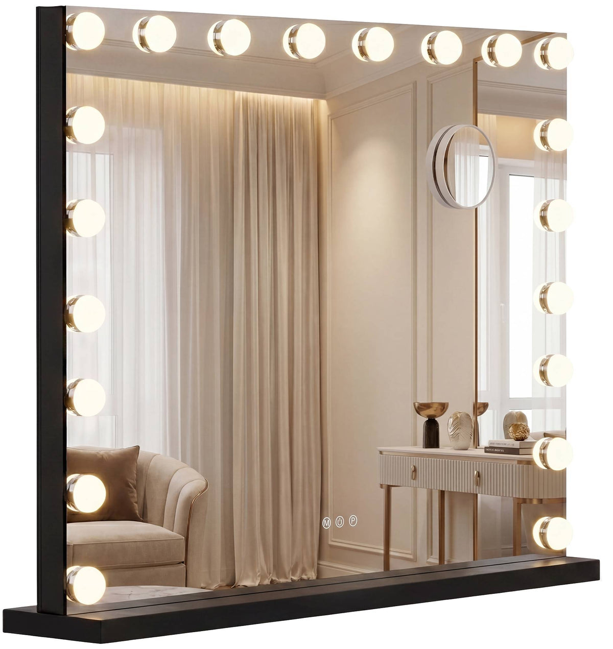 Schminkspiegel Norlina mit Bluetooth – Ansicht 10