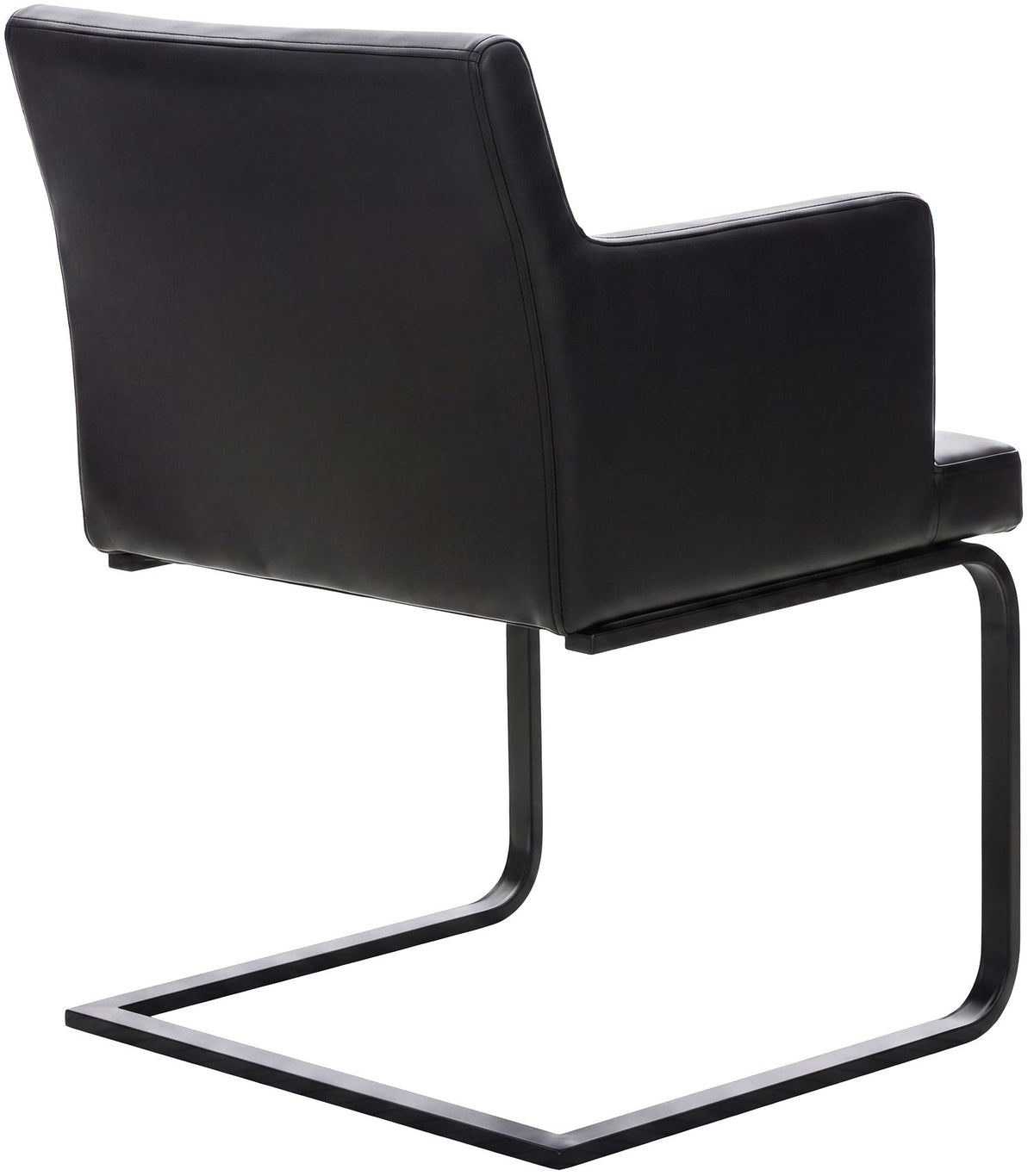 Esszimmerstuhl Zavor Kunstleder schwarz – Ansicht 6