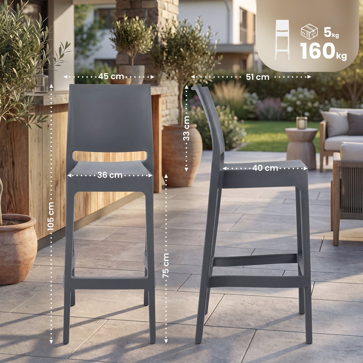 Barhocker Maya – Ansicht 2