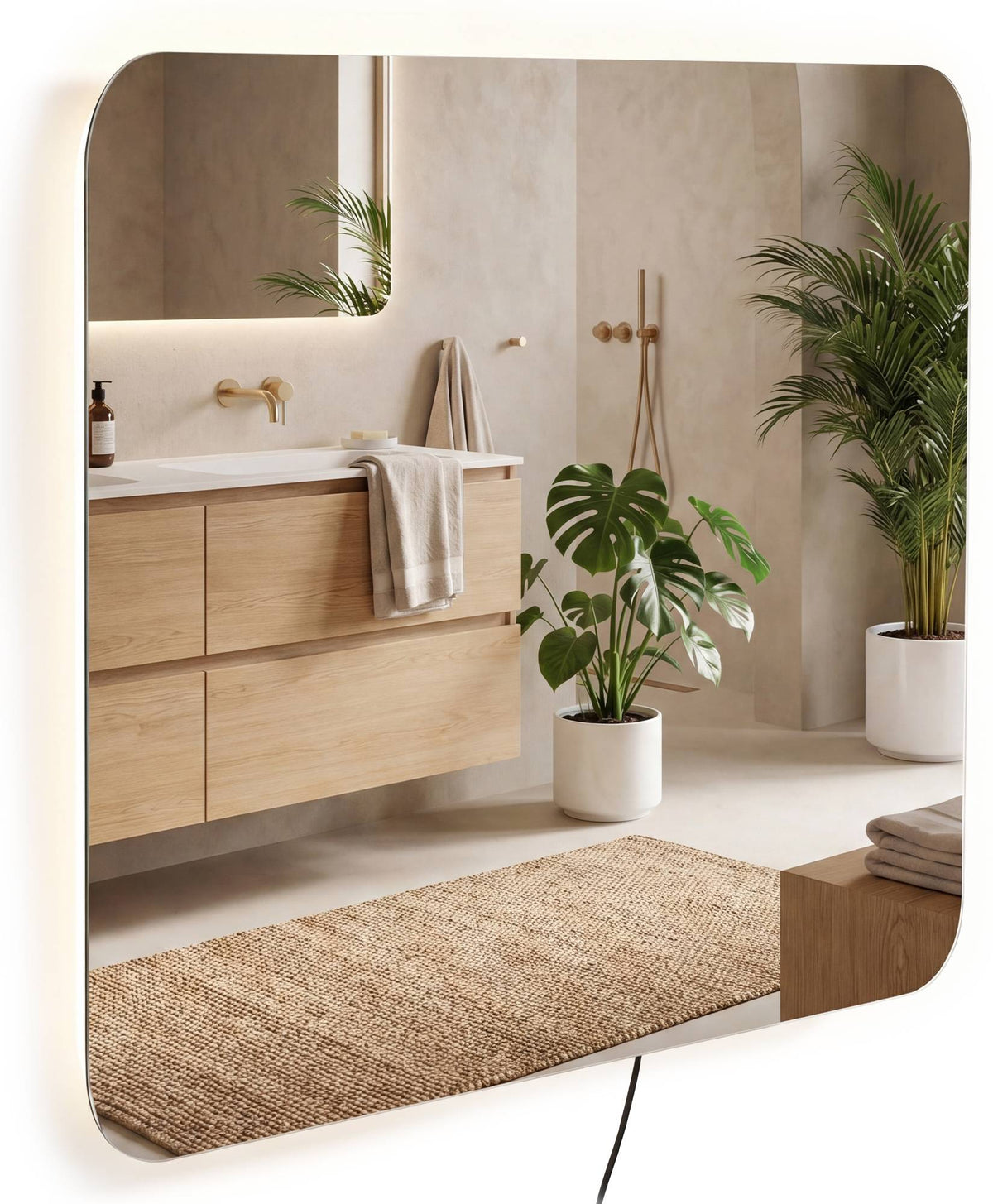 Badspiegel Ariva 80x80 cm – Ansicht 4