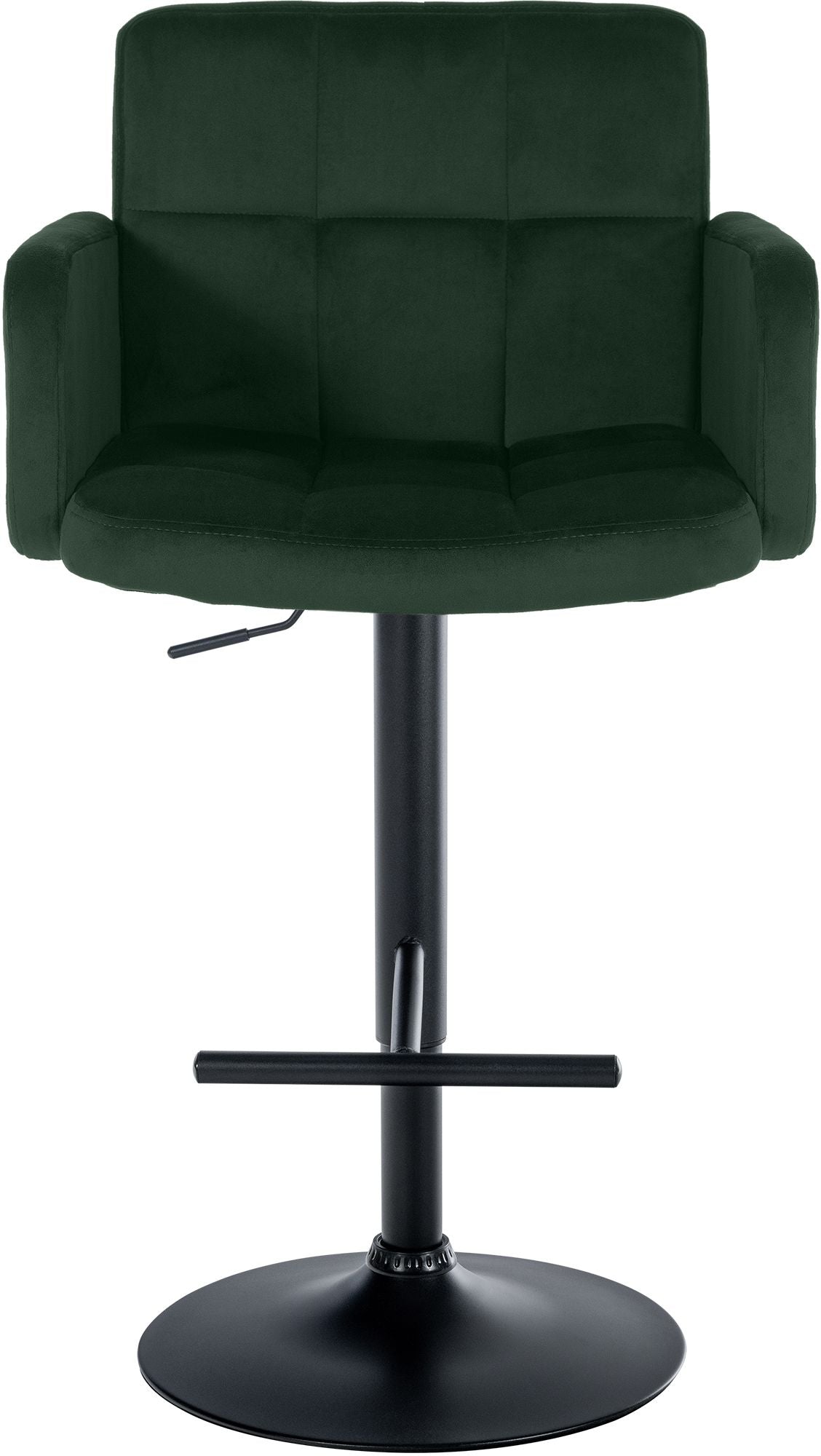Barhocker Los Angeles Samt schwarz – Ansicht 4