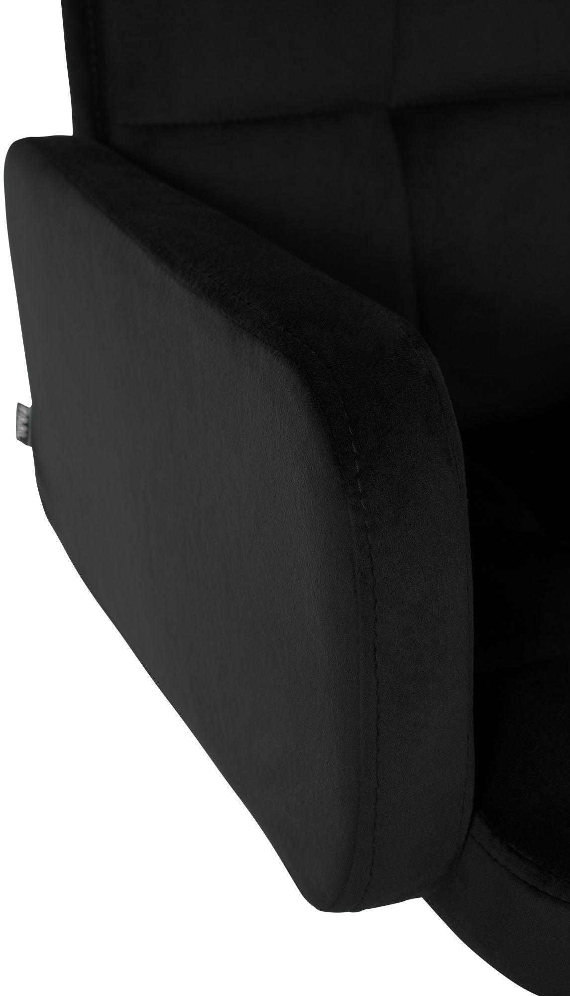 Barhocker Los Angeles Samt schwarz – Ansicht 14