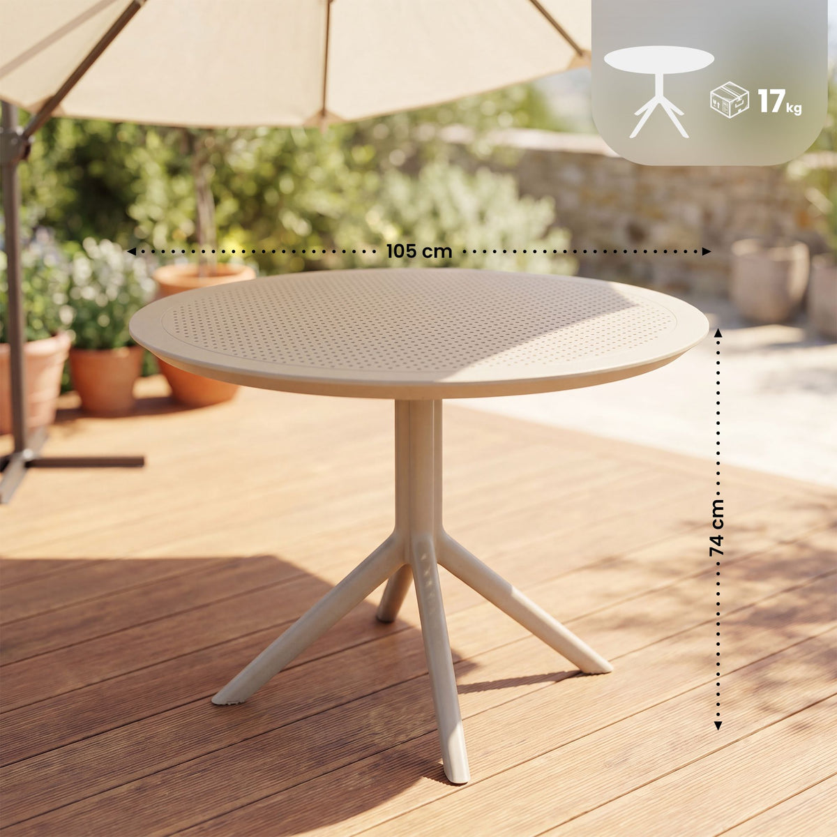 Tisch Sky rund 105 cm – Ansicht 2