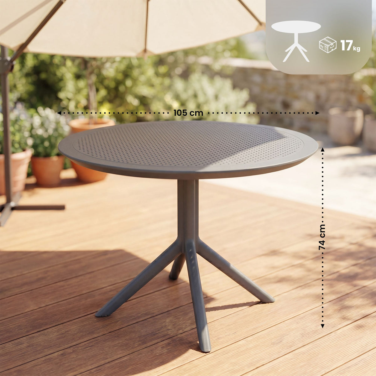 Tisch Sky rund 105 cm – Ansicht 9