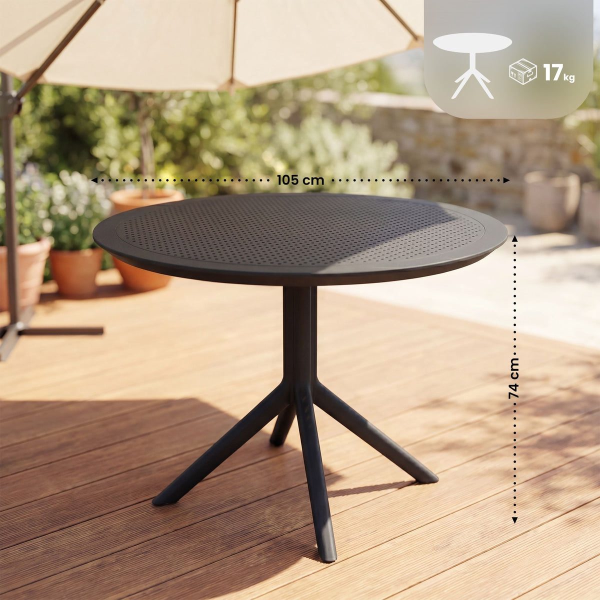 Tisch Sky rund 105 cm – Ansicht 16