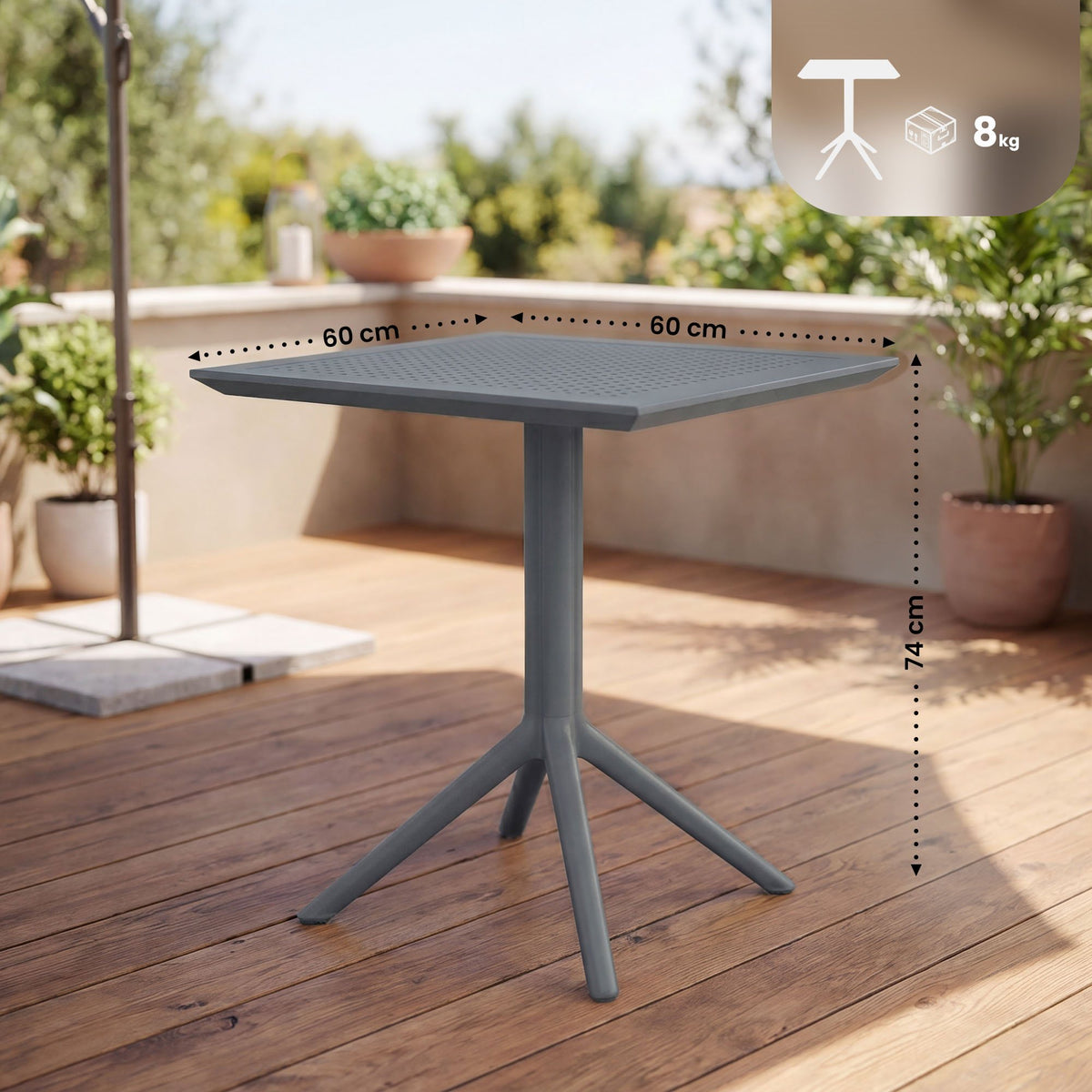 Klapptisch Sky eckig – Ansicht 16