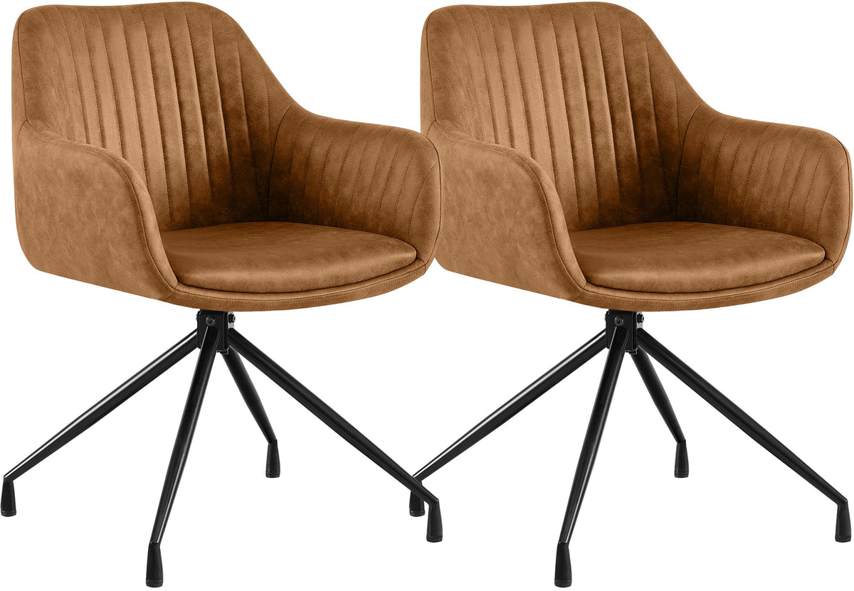 2er Set Esszimmerstuhl Novanis Vintage