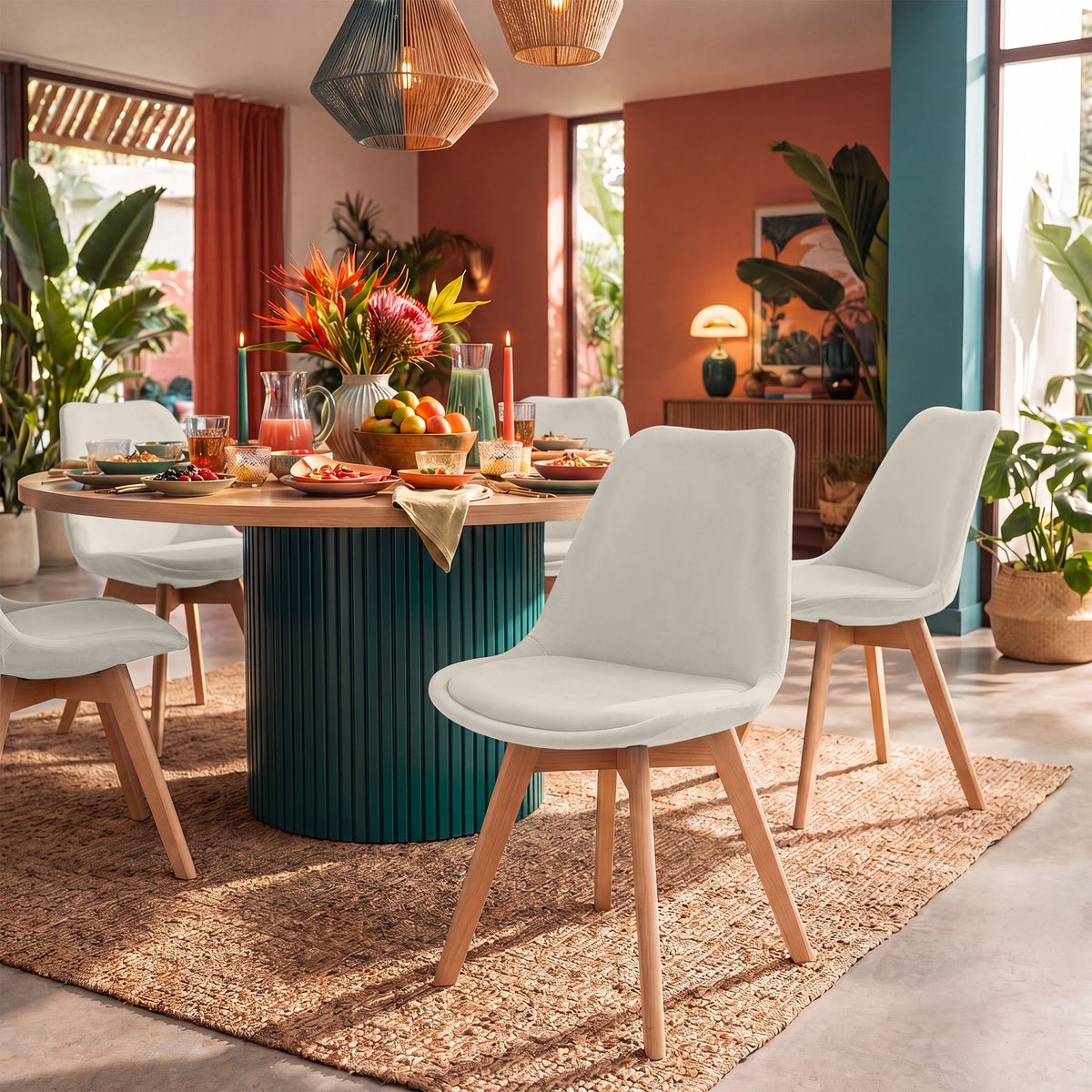 Stuhl Linares Samt – Ansicht 3