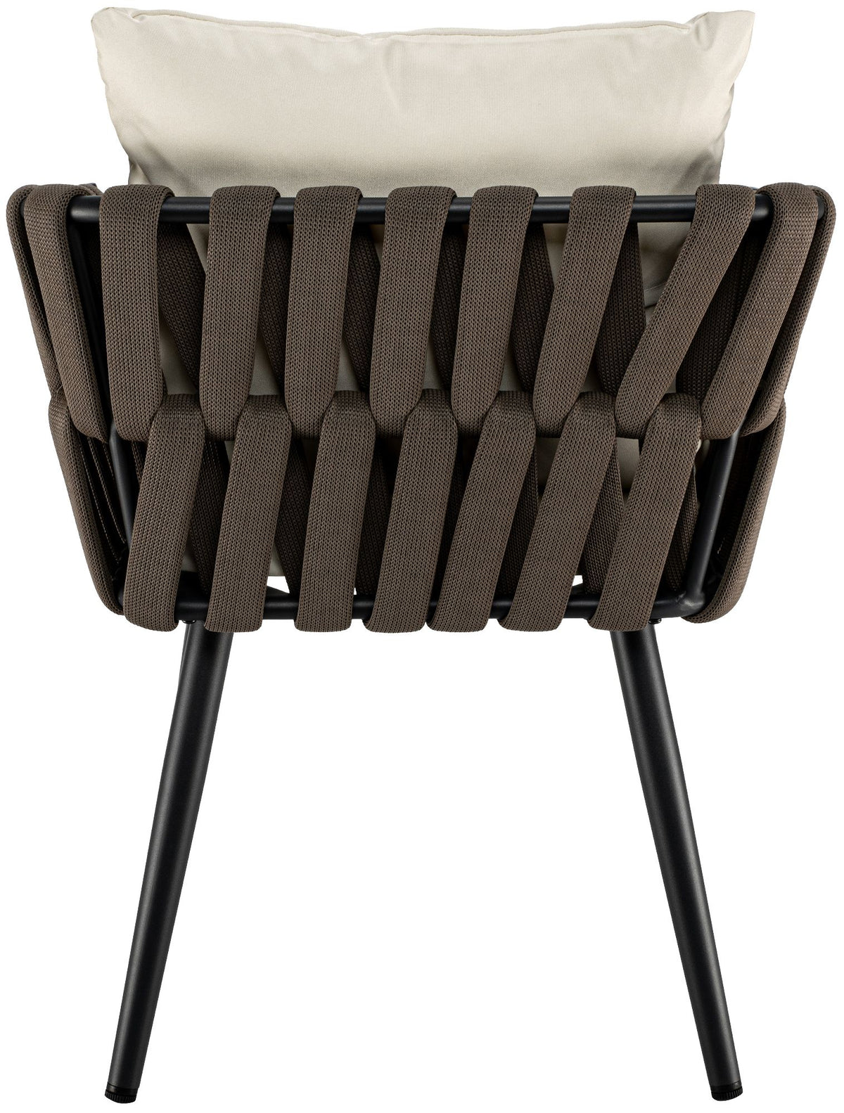 Gartenstuhl Lombardia Taupe mit Sitzkissen – Ansicht 7