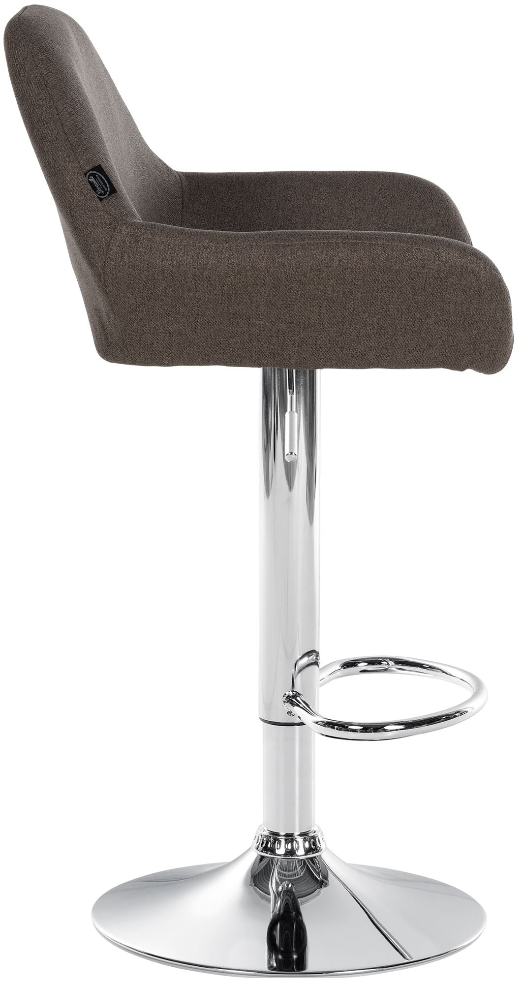 Barhocker Braga Stoff chrom – Ansicht 4