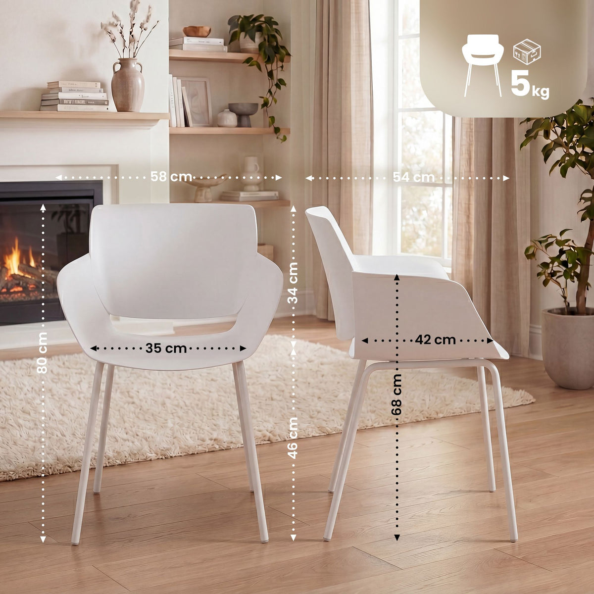 2er Set Stuhl Alpena – Ansicht 16