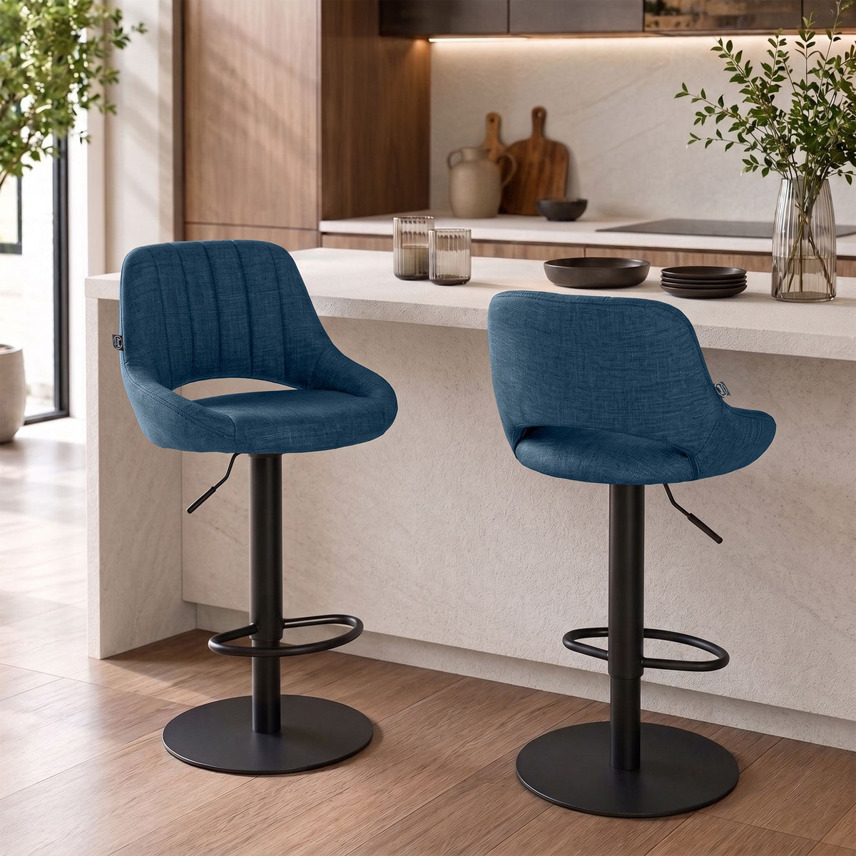2er Set Barhocker HD Milet B Stoff – Ansicht 18