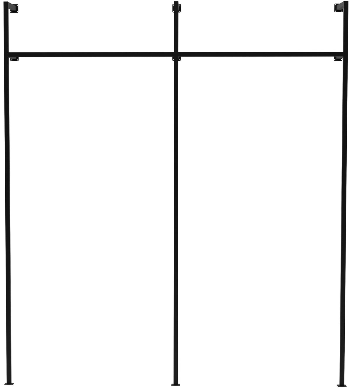 Wandgarderobe Merton 195,5x35x220 cm – Ansicht 4
