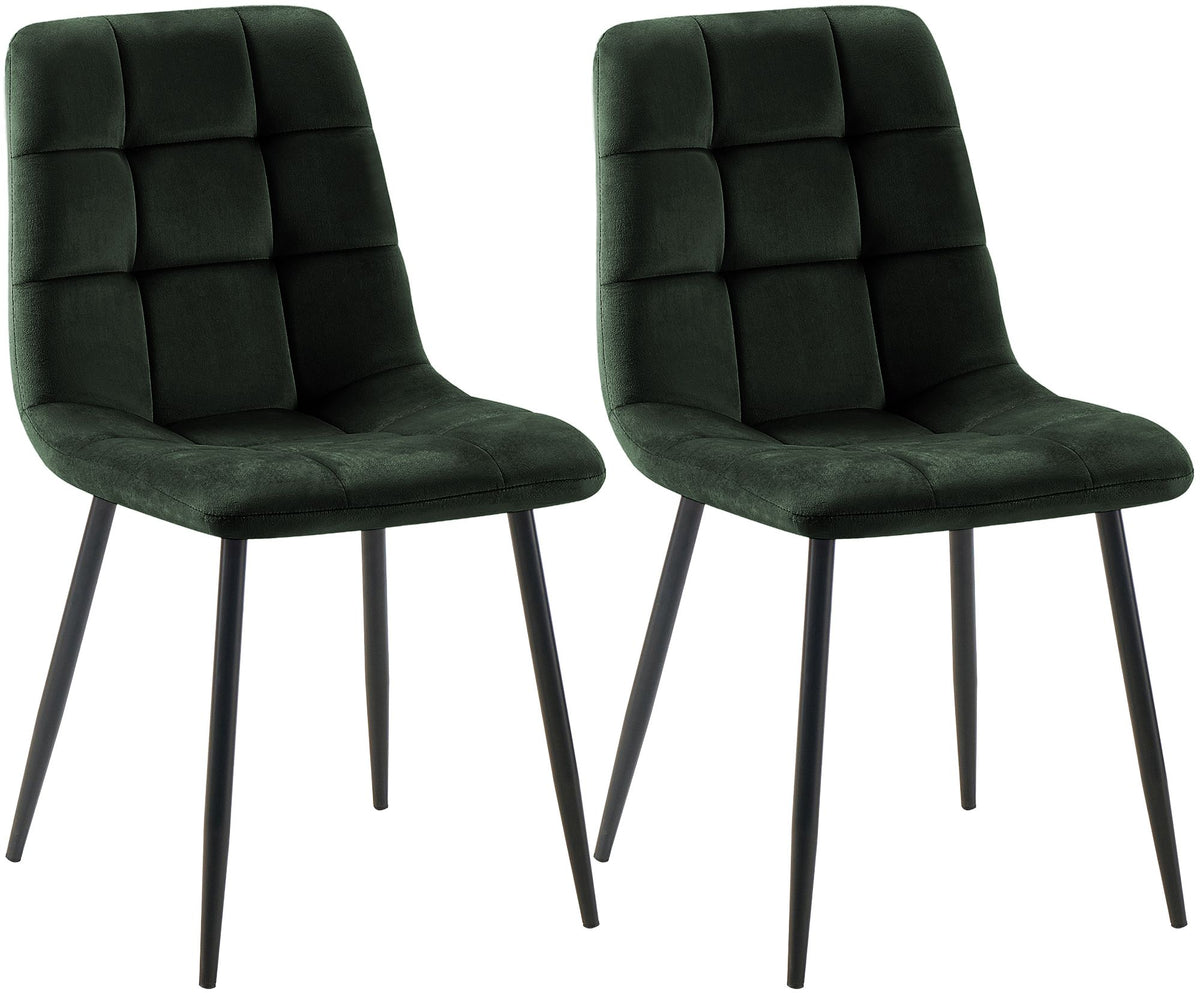 2er Set Esszimmerstuhl Tilde Samt – Ansicht 15