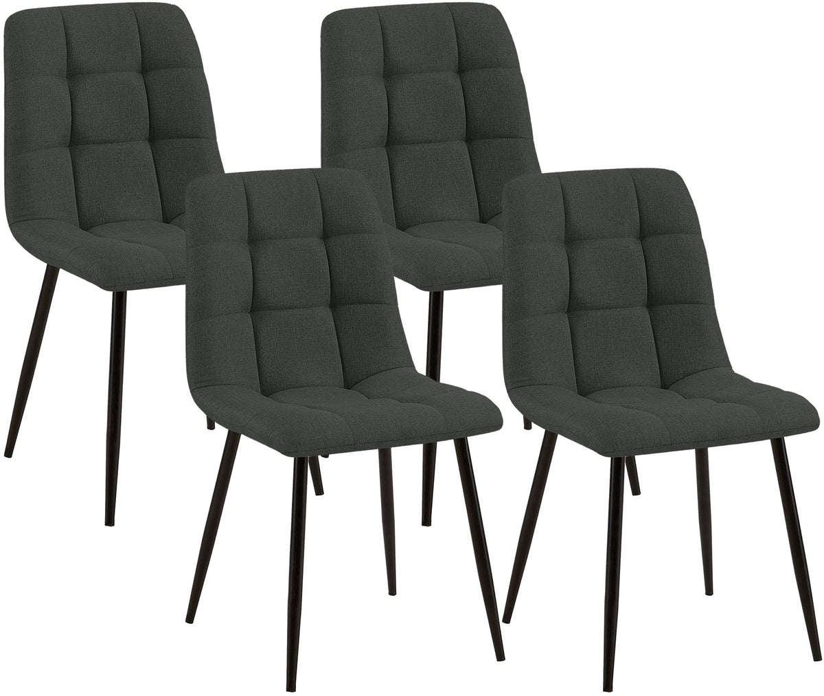 4er Set Esszimmerstuhl Tilde Stoff