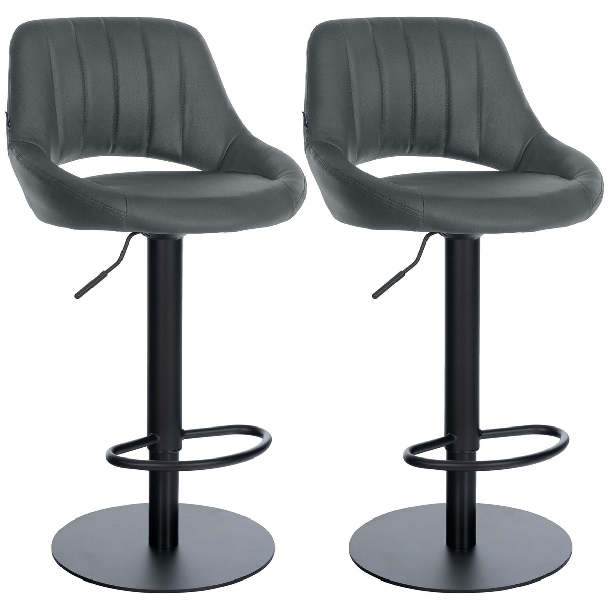 2er Set Barhocker HD Milet B Kunstleder – Ansicht 15