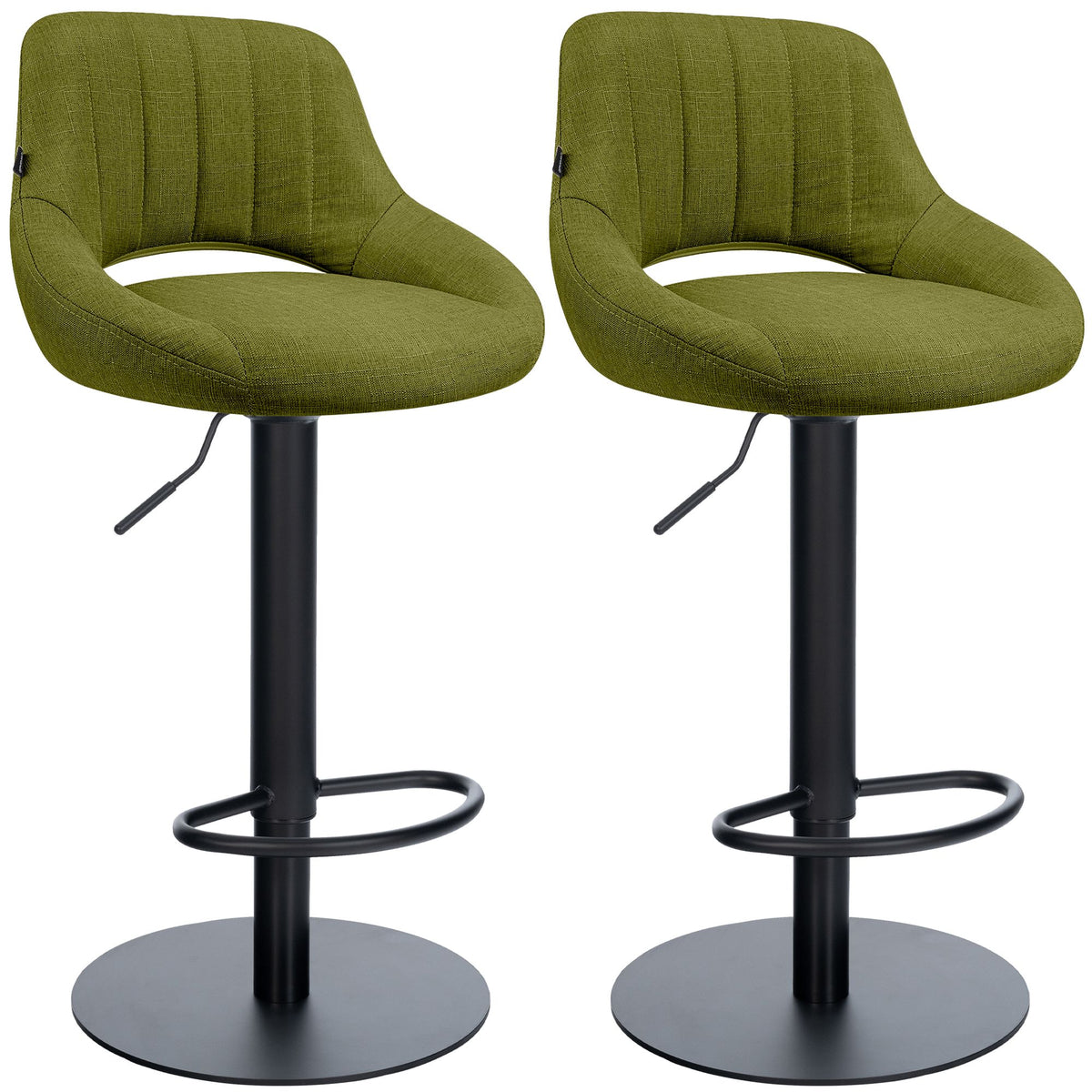 2er Set Barhocker HD Milet B Stoff – Ansicht 8