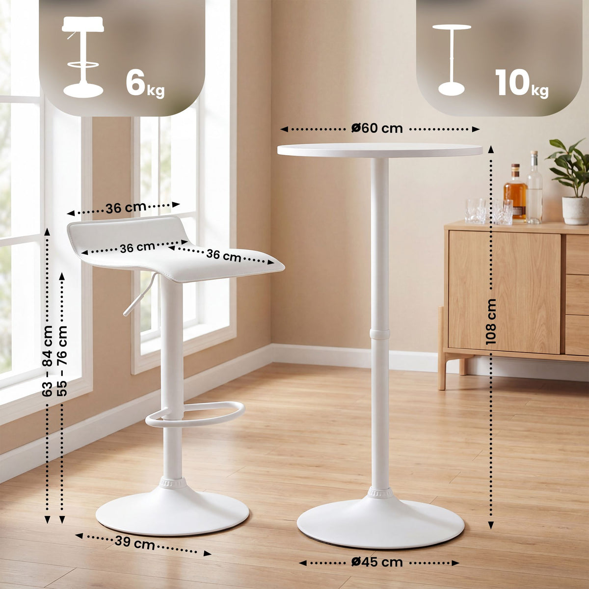 2er Bartisch Set Lumo – Ansicht 9