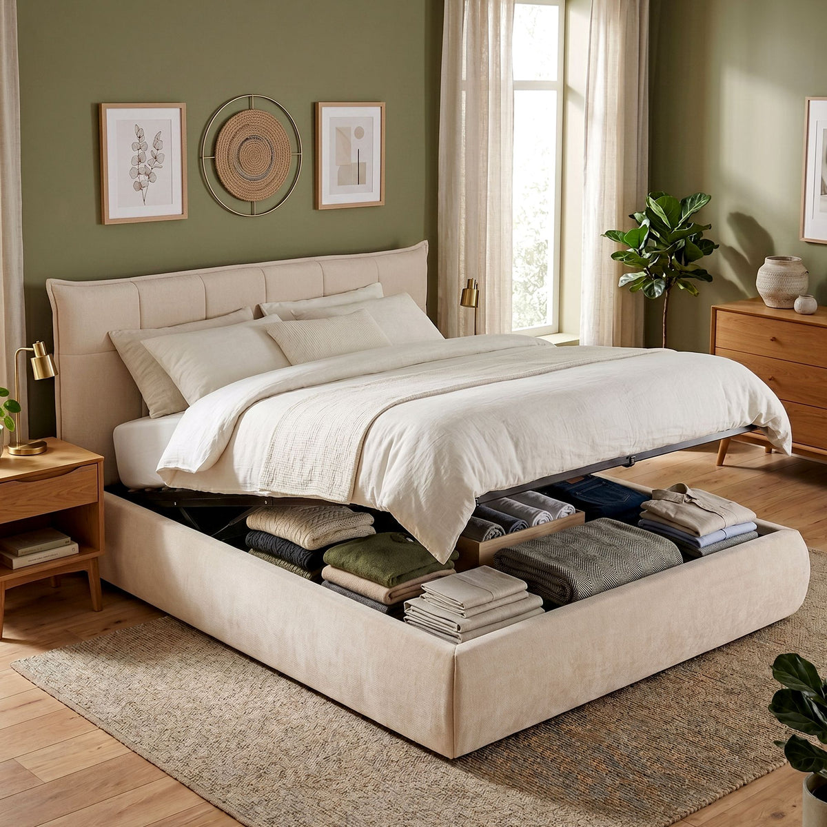 Bett Mirka 160x200 cm Stoff – Ansicht 17