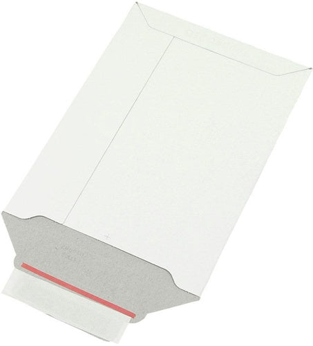 Versandtasche Maße 175x250mm A5 Gewicht 500g/qm Vollpappe weiß SK TRANSPAK - VPE: 100
