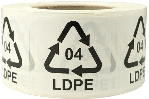 Etiketten fItalien Maße 35x35mm Haftfolie weiß selbstklebend Aufdruck 04 LDPE - VPE: 2