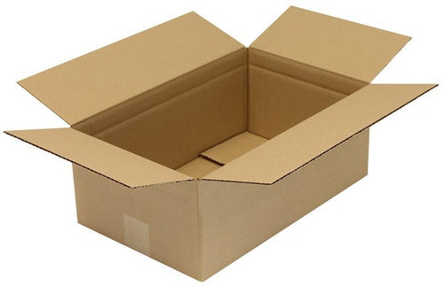 Faltkarton 1-wellig Maße 400x250x150mm Qualität 130 C braun TRANSPAK - VPE: 25