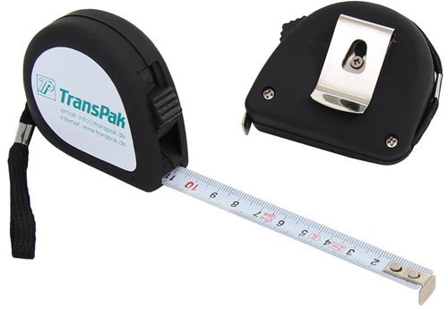 Maßband mFeststeller Länge 200cm Kunststoffgehäuse TRANSPAK - VPE: 2