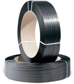 Umreifungsband Bandbreite127xStärke09mm L1500m PP schwarz Kern 406mm TRANSPAK