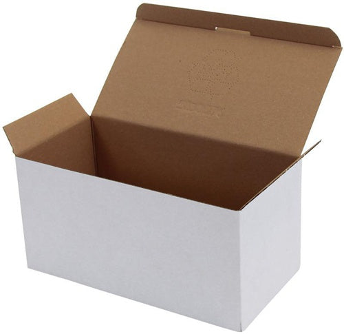 Karton 1-wellig Automatikboden Maße 236x118x115mm Qualität 11E weiß TRANSPAK - VPE: 40