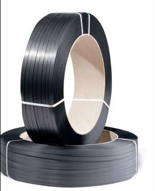 Umreifungsband Bandbreite12xStärke055mm L2500m PP schwarz Kern 280mm TRANSPAK - VPE: 2