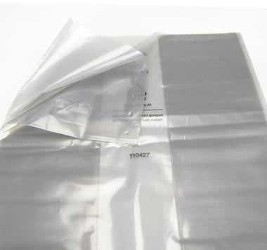 Seitenfaltenhaube Maße 1250+850x2000mm Stärke 100µ grau TRANSPAK - VPE: 50