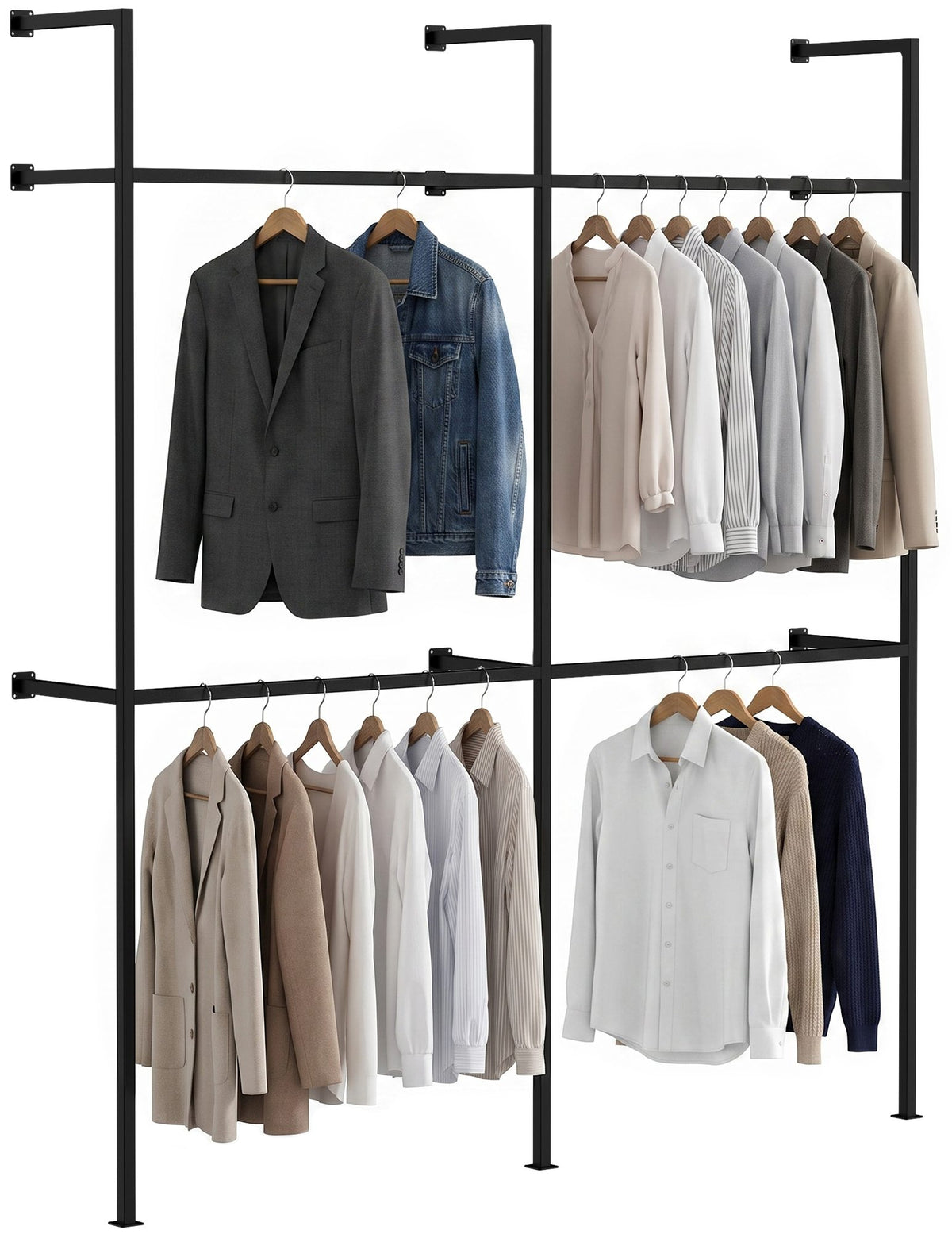 Wandgarderobe Arundel 195,5x35x220 cm
