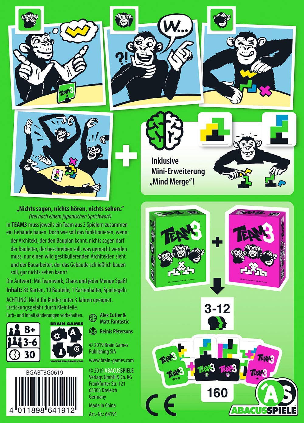 Abacus Spiele 64191 - Team 3, grün – Ansicht 3
