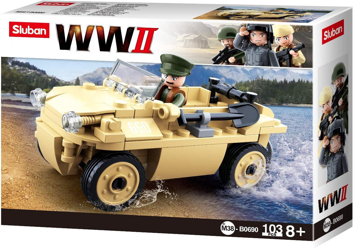 Sluban M38-B0690 - Army WWII - Amphibienfahrzeug – Ansicht 2