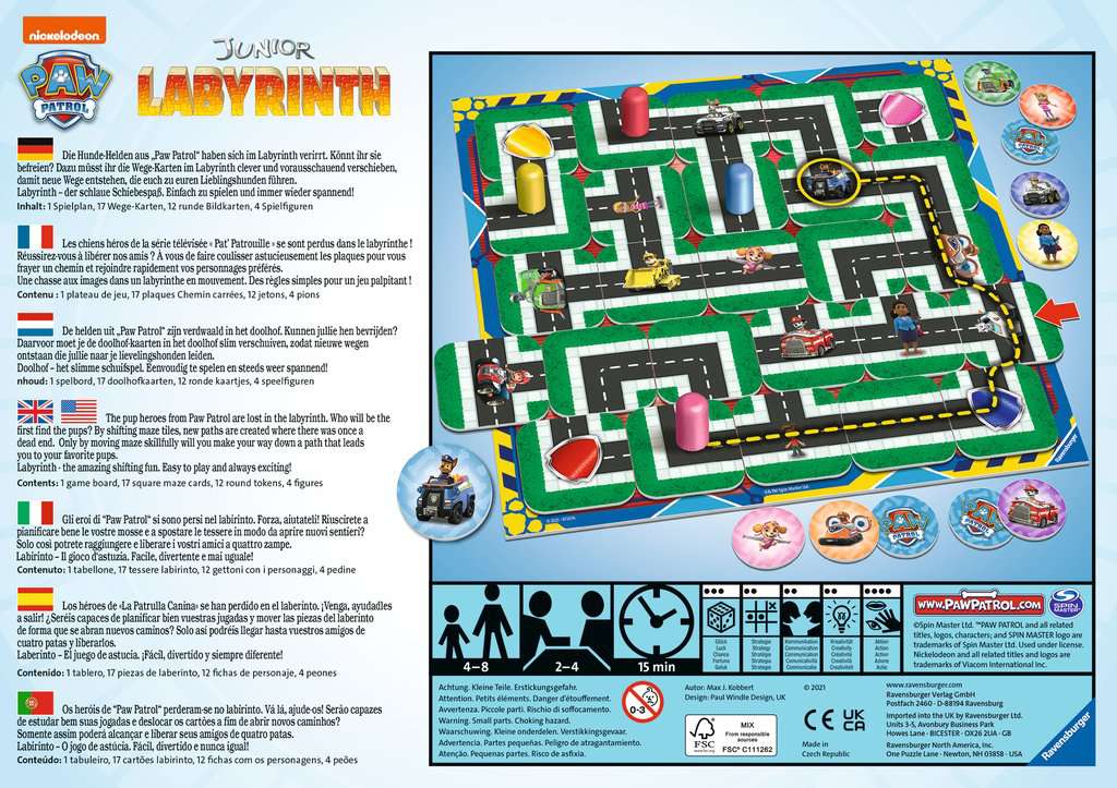 Paw Patrol: Junior Labyrinth - Brettspiel – Ansicht 2