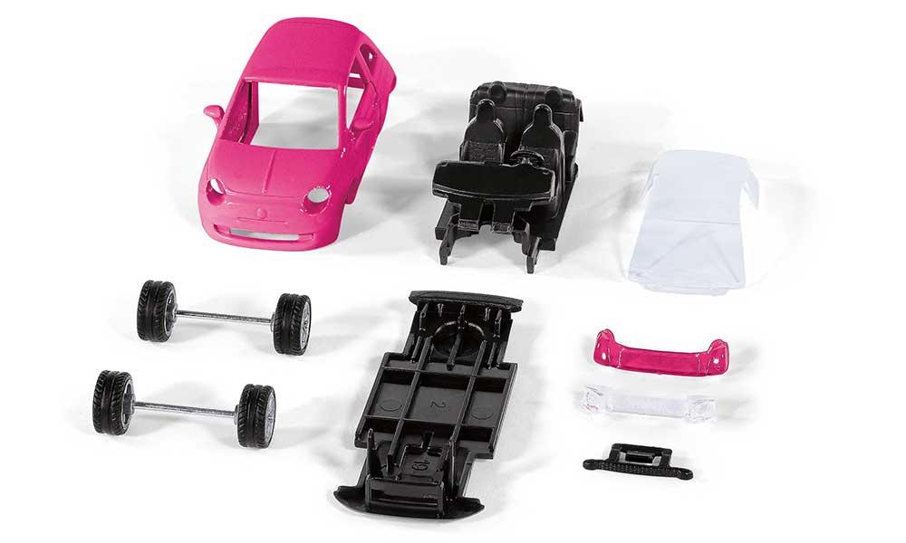 SIKU 6503 - Fiat 500 Prinzessin Limited Edition 100 Jahre Siku, Bastelset - Modellauto – Ansicht 2