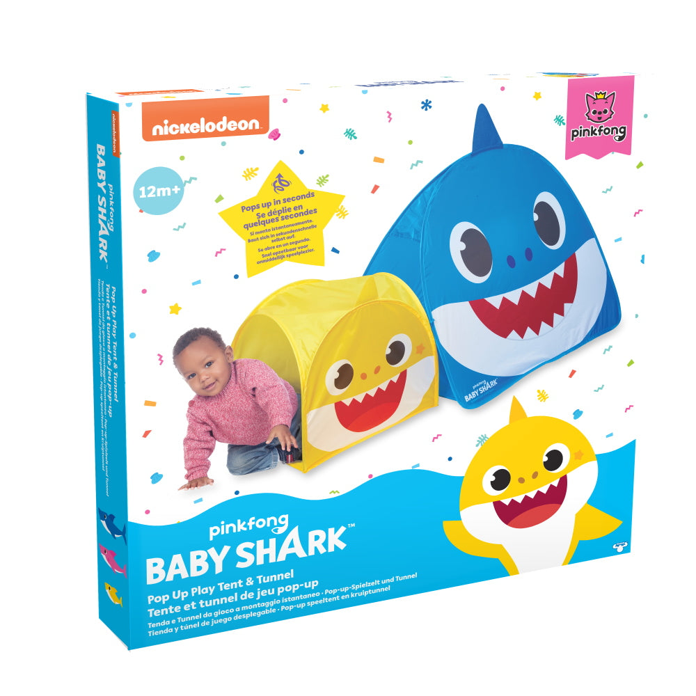 Baby Shark: Pop-up-Spielzelt und Tunnel – Ansicht 2