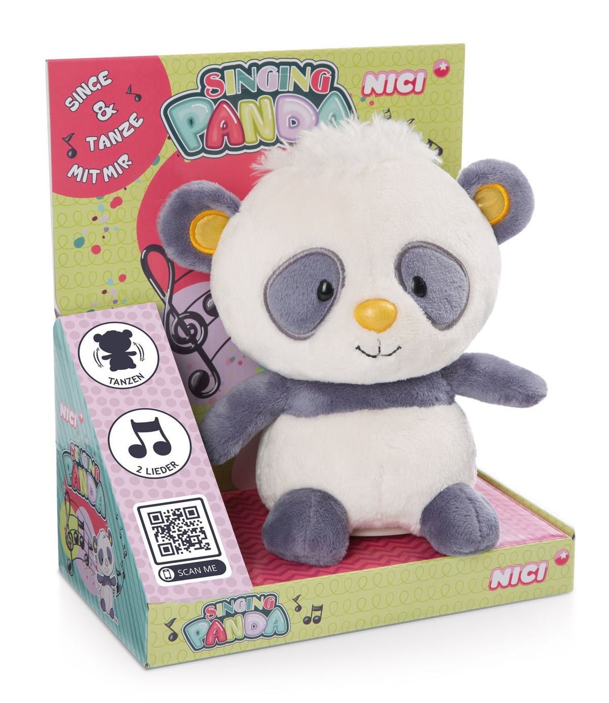 Nici 48417 - Singing Panda Plüschfigur 20 cm mit Sing- & Tanzfunktion – Ansicht 4