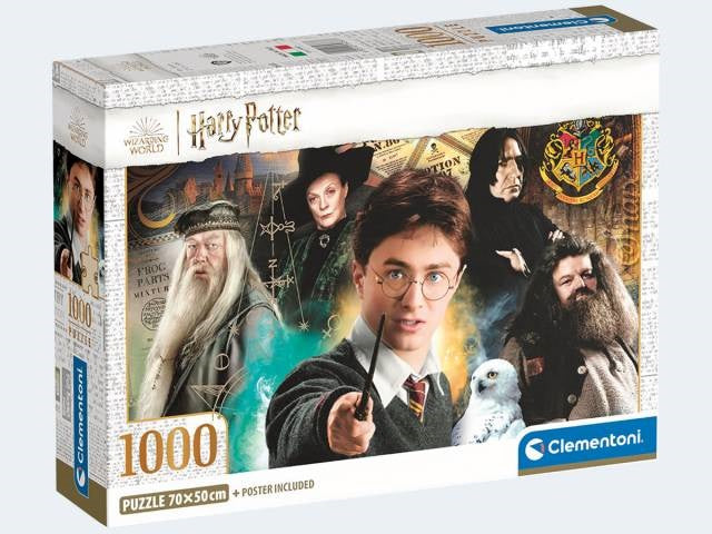 Clementoni 39787 - 1000 Teile Puzzle - Harry Potter Compact - Harry Potter