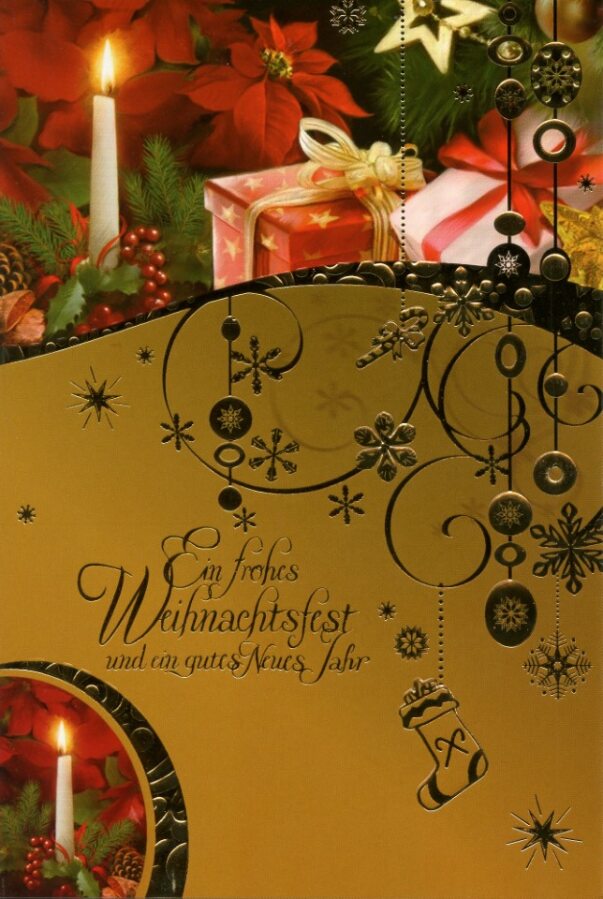 Weihnachtskarten Kerzen - 100 Stück - 6 Motive – Ansicht 3
