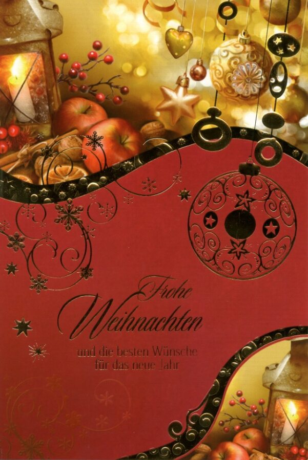 Weihnachtskarten Kerzen - 100 Stück - 6 Motive – Ansicht 4