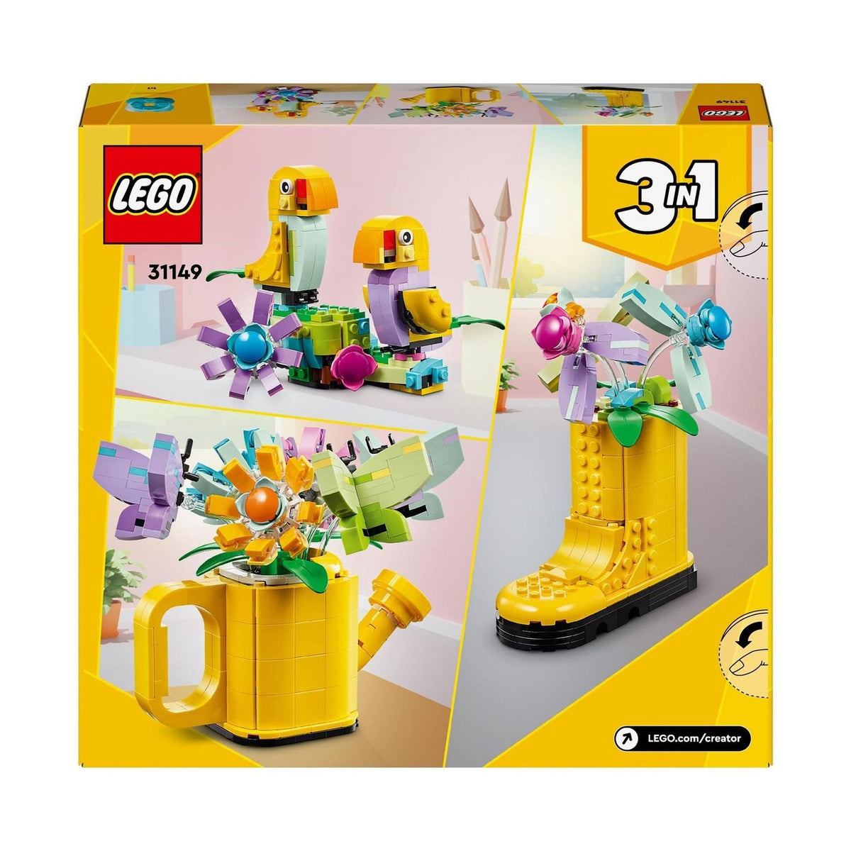 LEGO® 31149 Creator - Gießkanne mit Blumen (420 Teile) – Ansicht 3