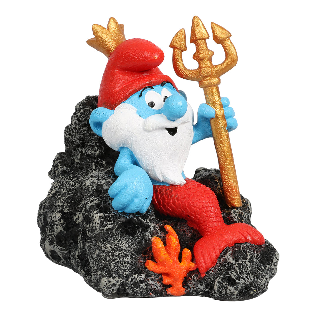 Papa Schlumpf als Neptun - Deko-Figur – Ansicht 2