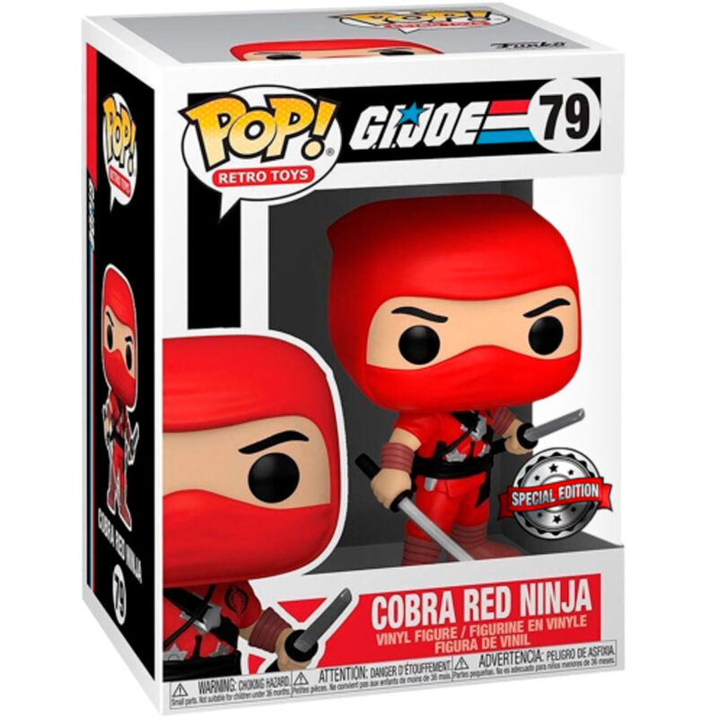 Funko 56111 - Pop! G.I. Joe Cobra Red Ninja Exclusive #79