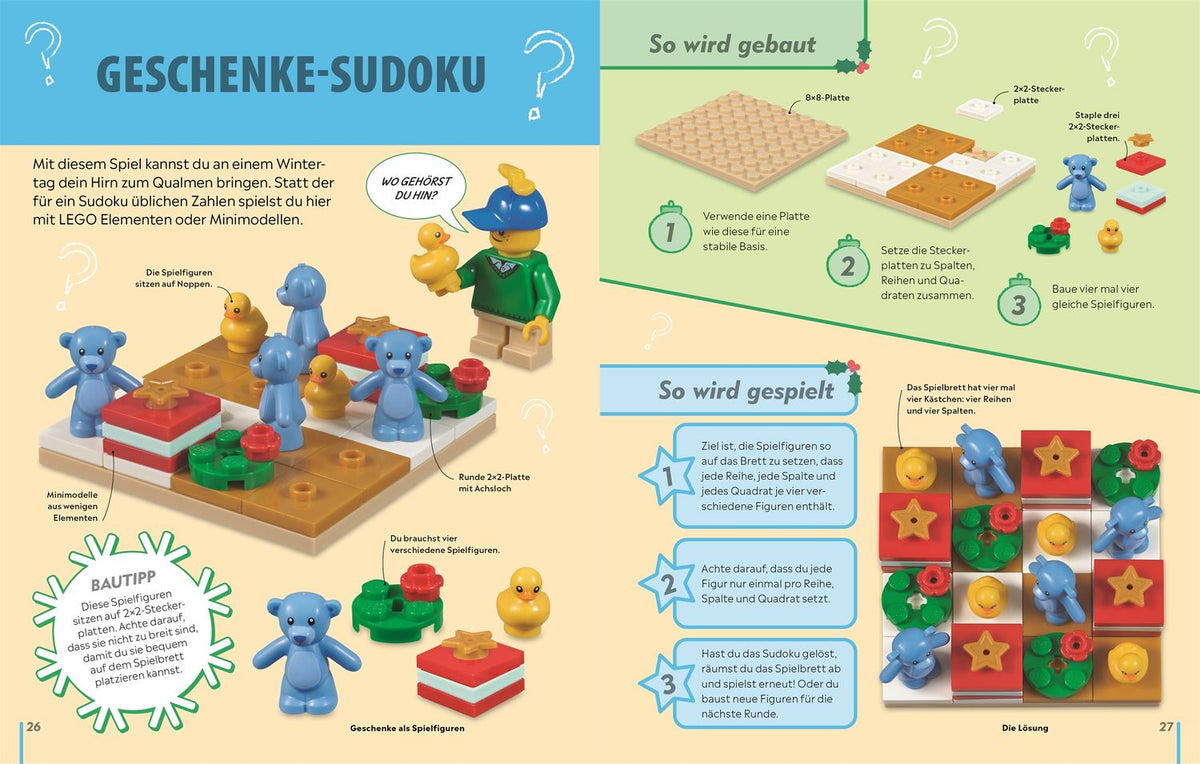 LEGO® Weihnachten Das Spielebuch, Tori Kosara - fester Einband – Ansicht 2