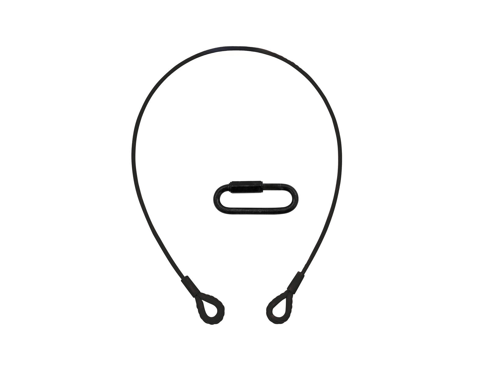 EUROLITE Sicherungsseil B 6x1000mm bis 35kg sw