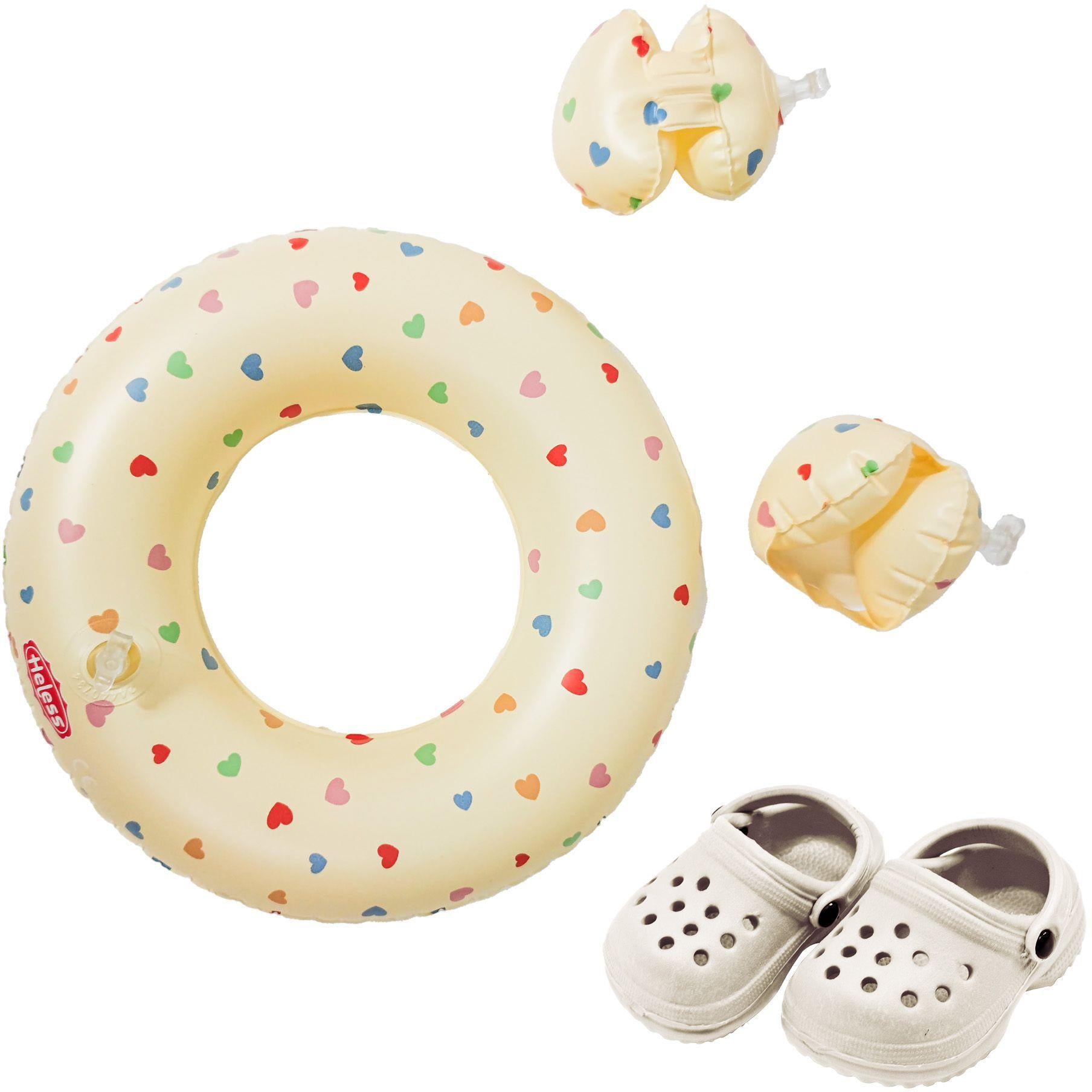 Pu-Schwimmset ''Herz Konfetti'' m Schwim