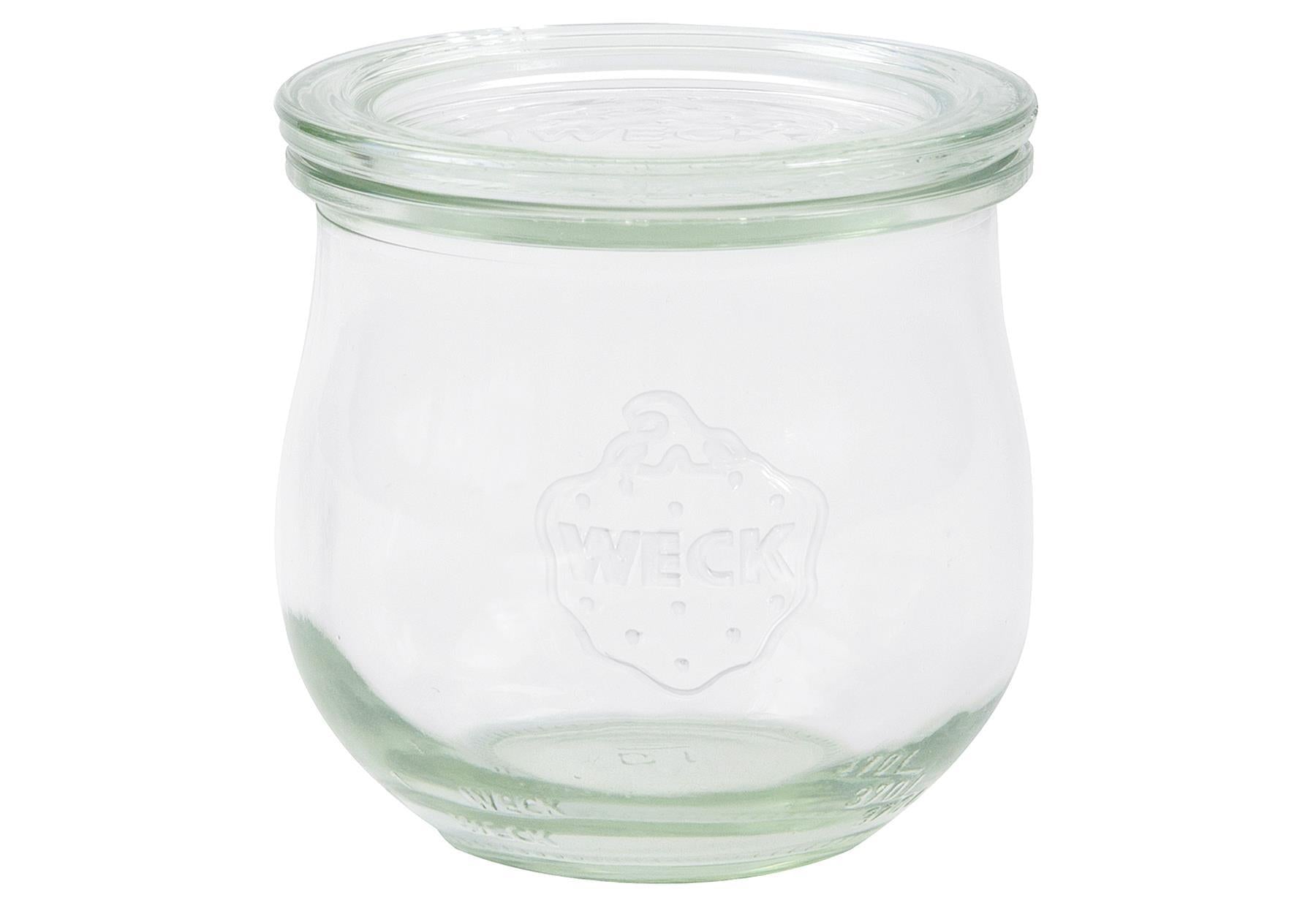 WECK Tulpenglas 6er Karton 6 Stück inkl Glasdeckel