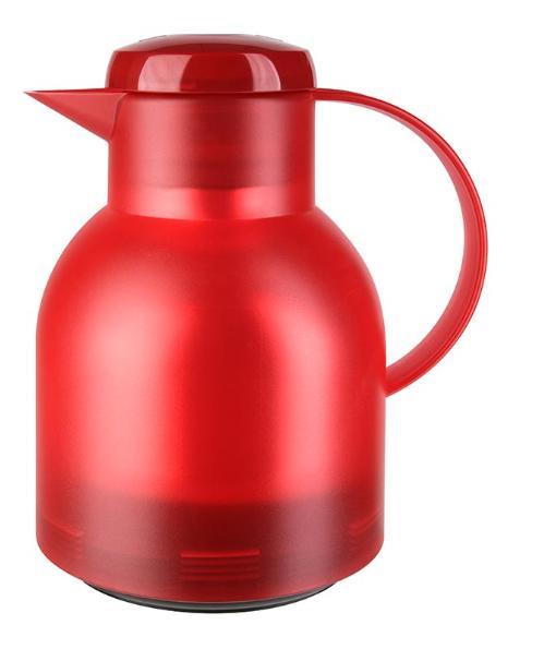 EMSA Isolierkanne Samba 1 l rot-transluzent 2er Pack - VPE: 2